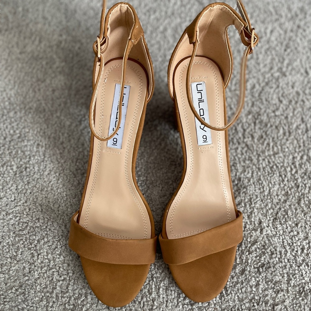Strapped Kitten Heels